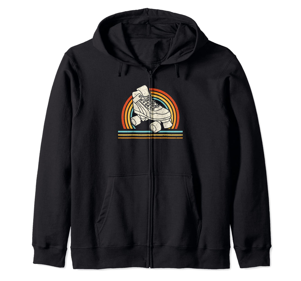 Hobby Sports 70S 80S Roller Skates Hoodie - Fun Novelty Design Men Women - T-Shirt, Sweatshirt, Hoodie