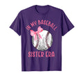 Baseball Coquette Bow My Sister Era T-Shirt - Graphic Print Unisex - T-Shirt, Sweatshirt, Hoodie