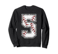 5 Years Old Birthday Baseball Sweatshirt - Casual Everyday Wear Unisex - T-Shirt, Sweatshirt, Hoodie