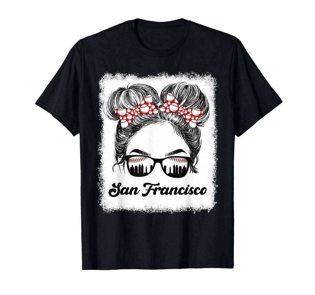 San Francisco Baseball Messy Bun Met T-Shirt - Streetwear Style for Adults - T-Shirt, Sweatshirt, Hoodie