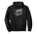 Polygon Art Cassette Player Music Tape Hoodie - Graphic Print for Adults - T-Shirt, Sweatshirt, Hoodie
