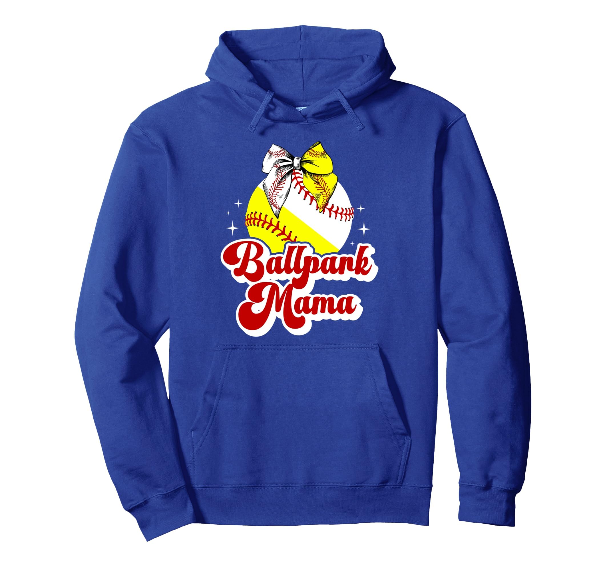 Ballpark Mama Baseball Softball Mom Hoodie - Streetwear Style Men Women - T-Shirt, Sweatshirt, Hoodie