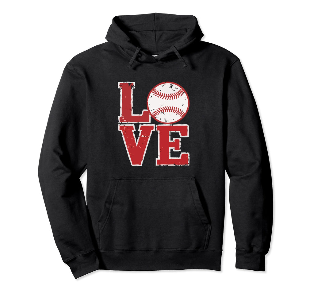 Love Softball Baseball American Hoodie - Casual Everyday Wear for Adults - T-Shirt, Sweatshirt, Hoodie
