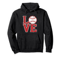 Love Softball Baseball American Hoodie - Casual Everyday Wear for Adults - T-Shirt, Sweatshirt, Hoodie