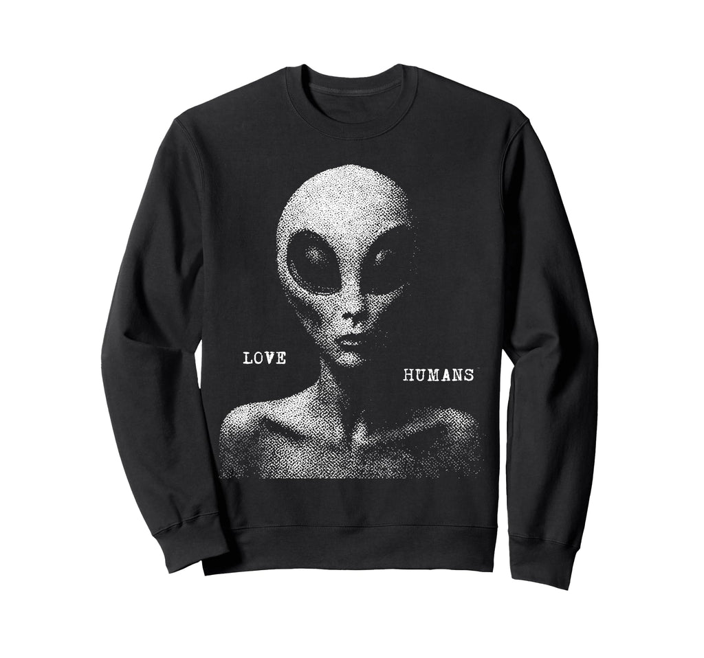 Alien Ufo Extraterrestrial 90S Sweatshirt - Streetwear Style Unisex - T-Shirt, Sweatshirt, Hoodie