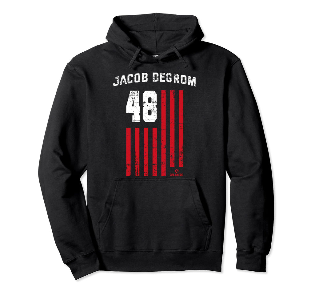 Jacob Degrom Flag New York Patriotic Hoodie - Custom Art Print for Adults - T-Shirt, Sweatshirt, Hoodie