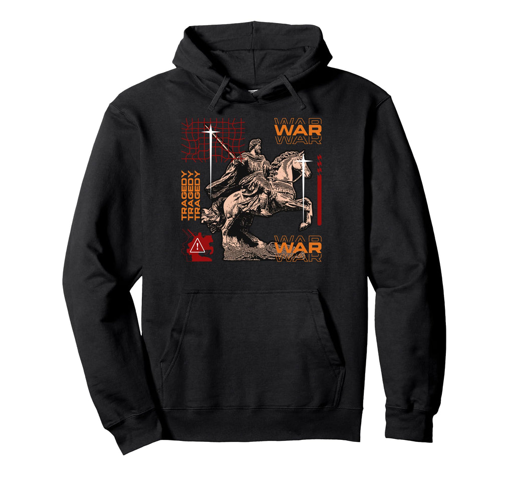 Y2K Warrior Bold Urban Graffiti Hoodie - Unique Graphic for Adults - T-Shirt, Sweatshirt, Hoodie