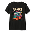 Flannel 90S Grunge Vibes Cassette Tape T-Shirt - Streetwear Style Unisex - T-Shirt, Sweatshirt, Hoodie