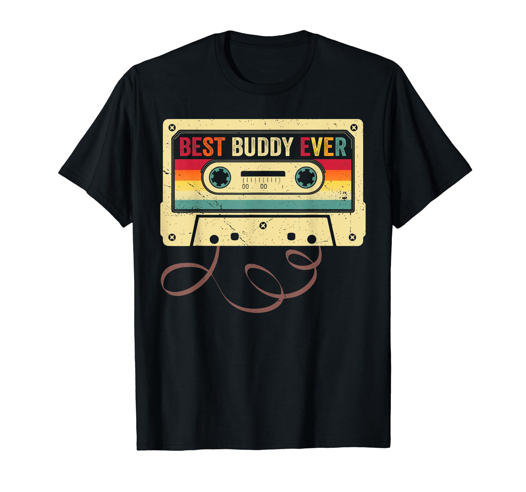Best Buddy Ever 80S Cassette Tape T-Shirt - Custom Art Print Men Women - T-Shirt, Sweatshirt, Hoodie