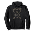Mission Tx Distressed Boho Arrows Hoodie - Casual Everyday Wear Unisex - T-Shirt, Sweatshirt, Hoodie