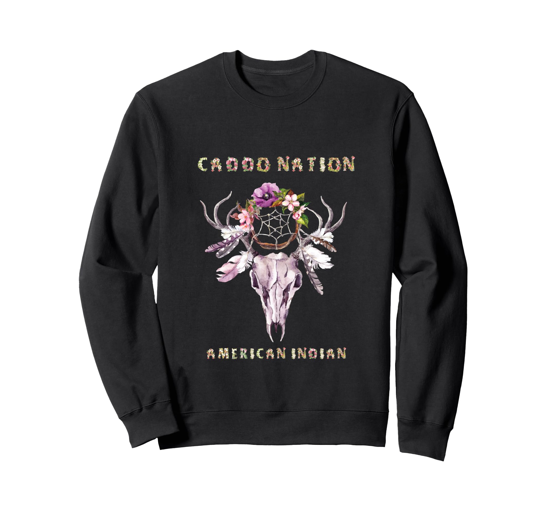 Caddo Nation American Indian Tribe Boho Sweatshirt - Graphic Print Unisex - T-Shirt, Sweatshirt, Hoodie