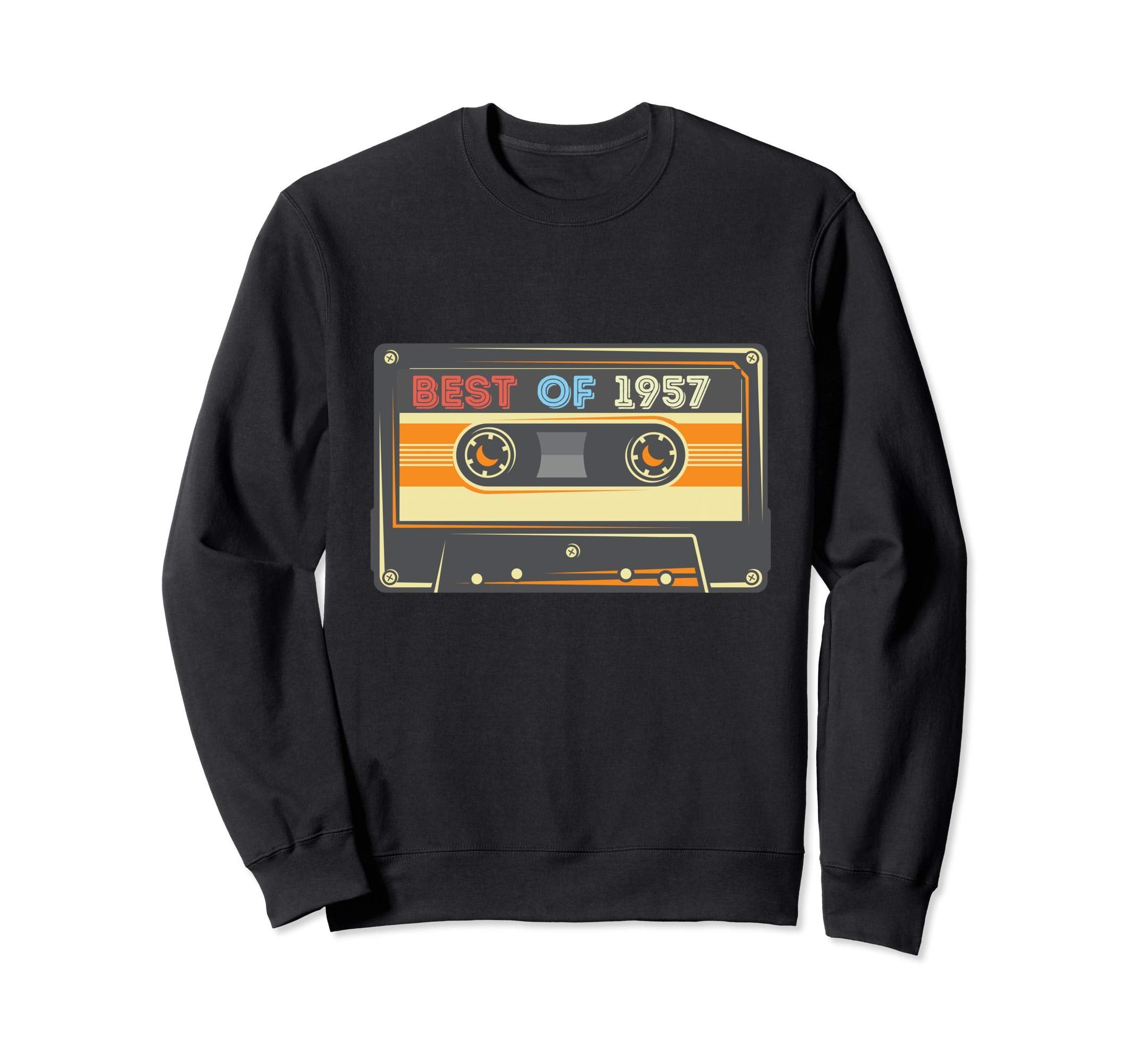Best 1957 Cassette Tape 64Th Birthday Sweatshirt - Novelty Apparel Unisex - T-Shirt, Sweatshirt, Hoodie