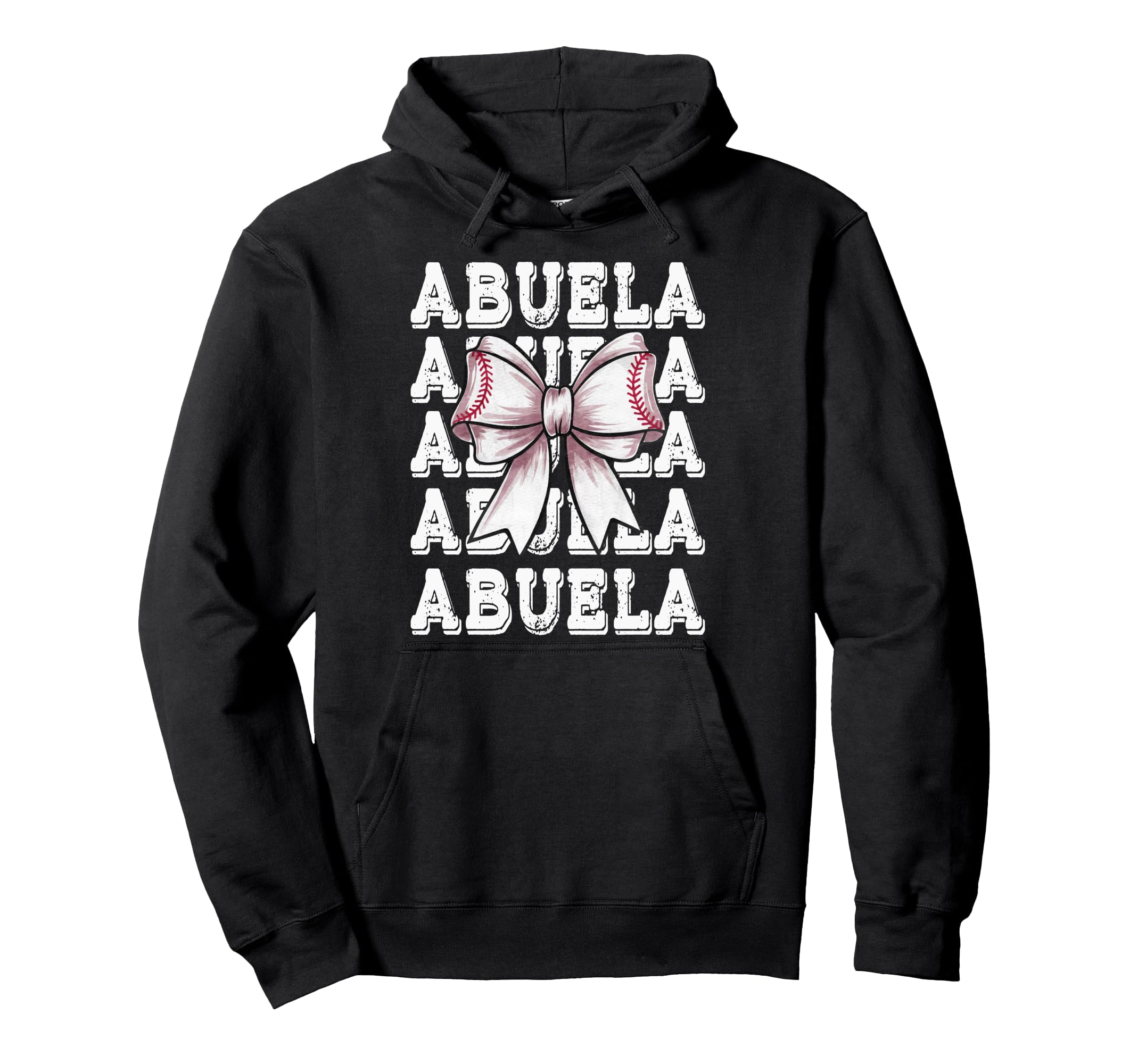 Coquette Baseball Abuela Matching Hoodie - Minimalist Print for Adults - T-Shirt, Sweatshirt, Hoodie