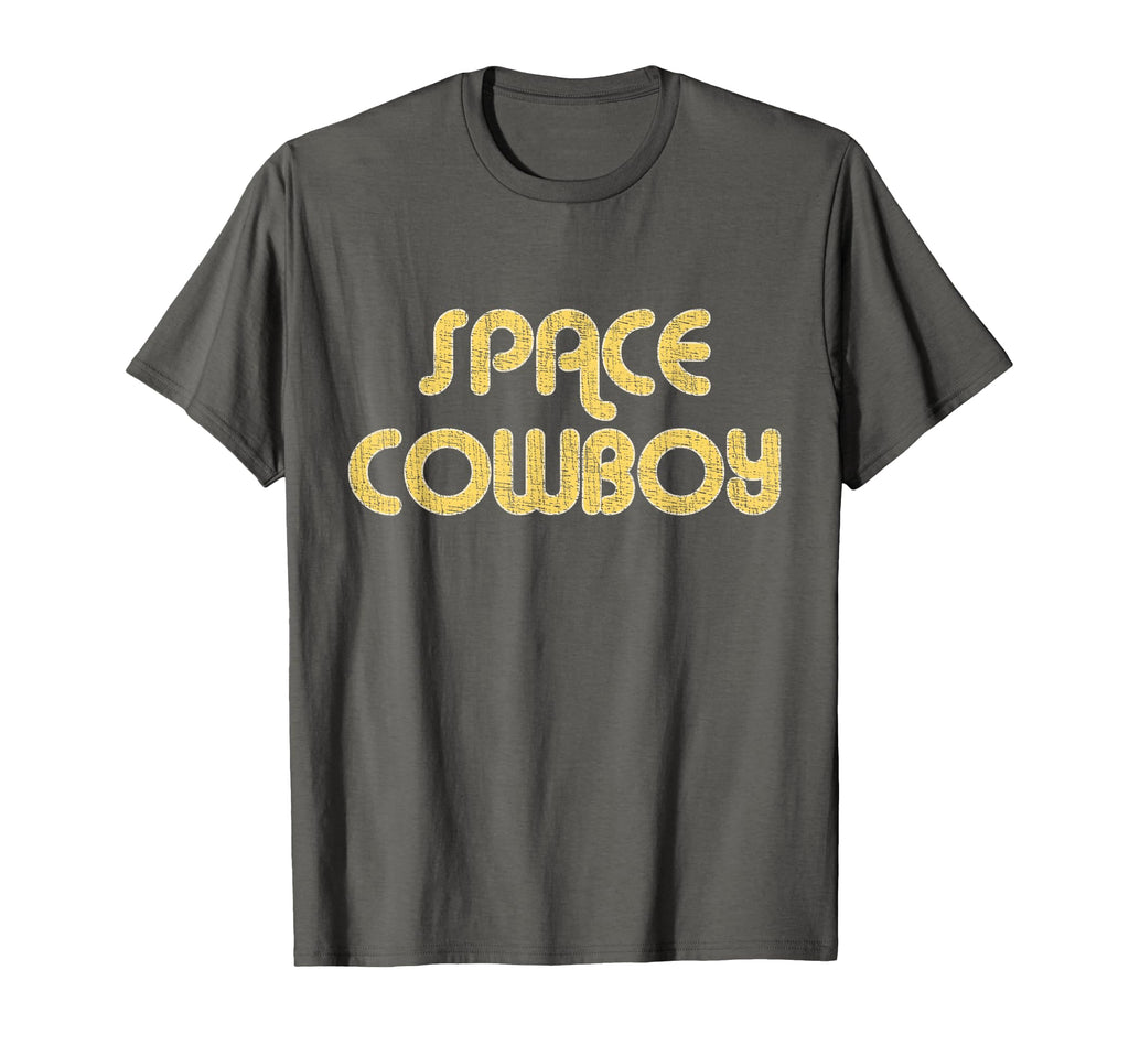 Space Cowboy Large Distressed T-Shirt - Minimalist Print for Adults - T-Shirt, Sweatshirt, Hoodie