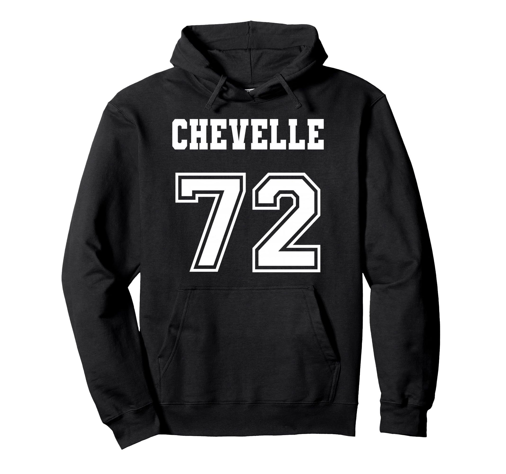 Jersey Chevelle 72 1972 Old School Hoodie - Trendy Graphic for Adults - T-Shirt, Sweatshirt, Hoodie