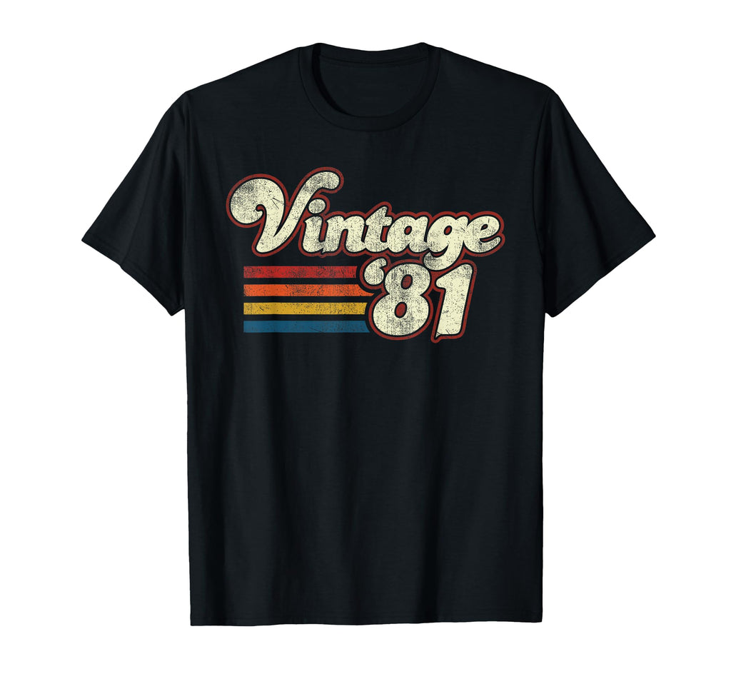 1981 Birthday T-Shirt - Minimalist Print for Adults - T-Shirt, Sweatshirt, Hoodie