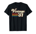 1981 Birthday T-Shirt - Minimalist Print for Adults - T-Shirt, Sweatshirt, Hoodie