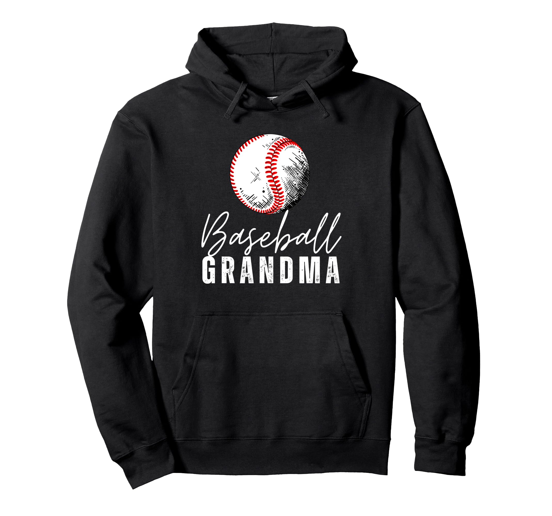 Baseball Grandma Family Matching Hoodie - Custom Art Print Men Women - T-Shirt, Sweatshirt, Hoodie