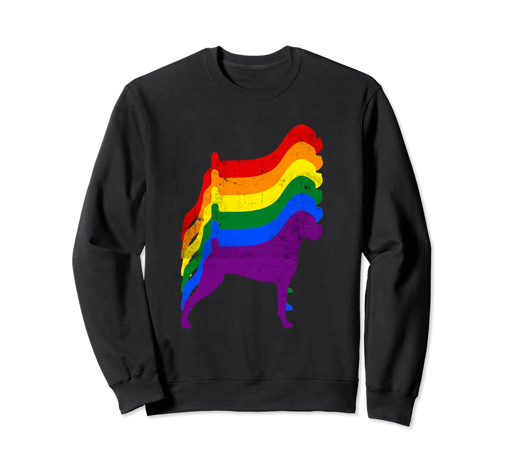 Boxer Dog Lgtb Awareness Month Sweatshirt - Minimalist Print Men Women - T-Shirt, Sweatshirt, Hoodie