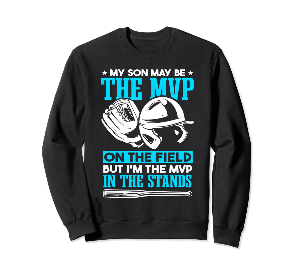 Baseball Dad Fathers Day Sweatshirt - Minimalist Print for Adults - T-Shirt, Sweatshirt, Hoodie