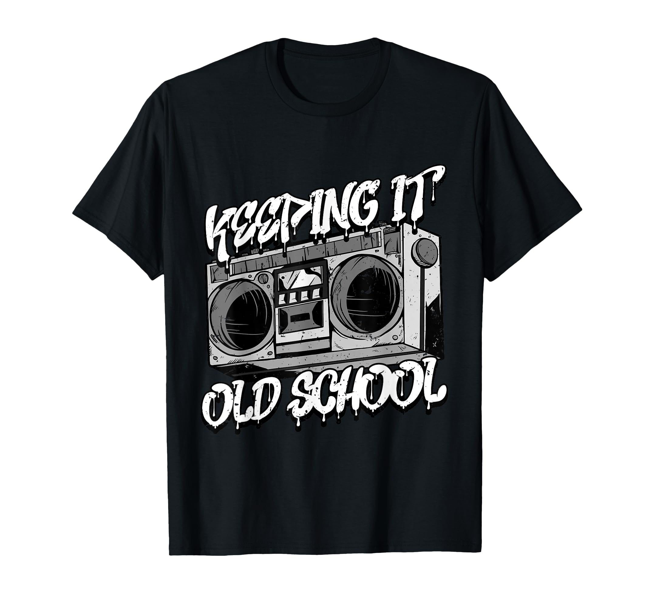 Keeping It Old School Hip Hop Music T-Shirt - Aesthetic Graphic Men Women - T-Shirt, Sweatshirt, Hoodie