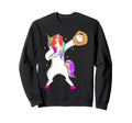 Softball Player Team Dabbing Unicorn Sweatshirt - Trendy Graphic Unisex - T-Shirt, Sweatshirt, Hoodie