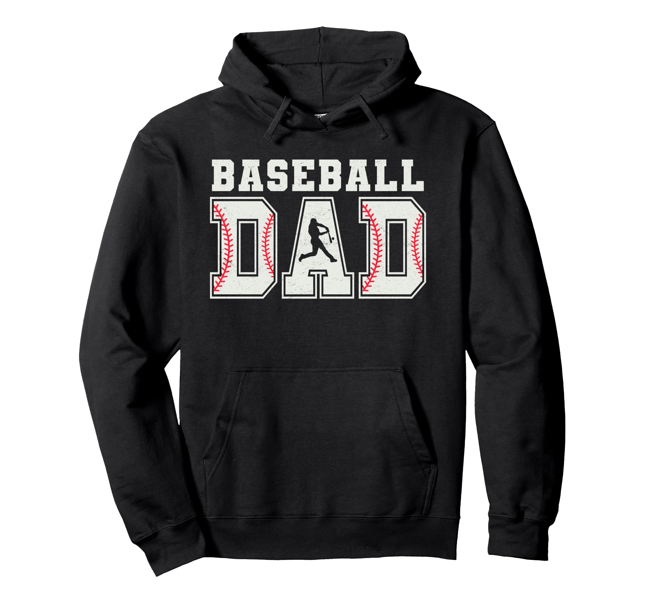 Baseball Dad Baseball Daddy Sports Hoodie - Custom Art Print for Adults - T-Shirt, Sweatshirt, Hoodie