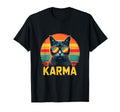 Karma Cat Sunglasses Sunset Vibes T-Shirt - Unique Graphic for Adults - T-Shirt, Sweatshirt, Hoodie