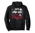 My Stepson Baseball Stepdad Baseball Hoodie - Minimalist Print for Adults - T-Shirt, Sweatshirt, Hoodie