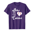 Dibs Catcher Baseball Catcher Player T-Shirt - Minimalist Print Unisex - T-Shirt, Sweatshirt, Hoodie