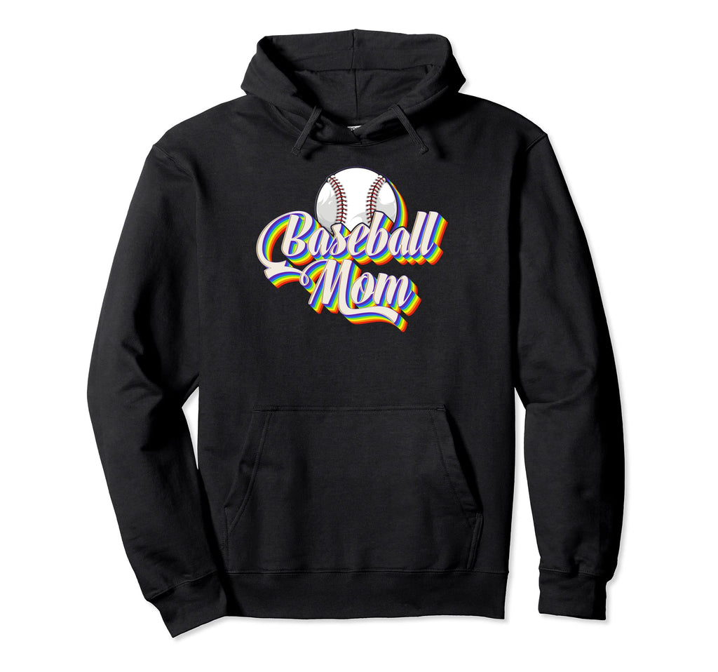Baseball Mother Hippie Baseball Mama Hoodie - Casual Everyday Wear Unisex - T-Shirt, Sweatshirt, Hoodie