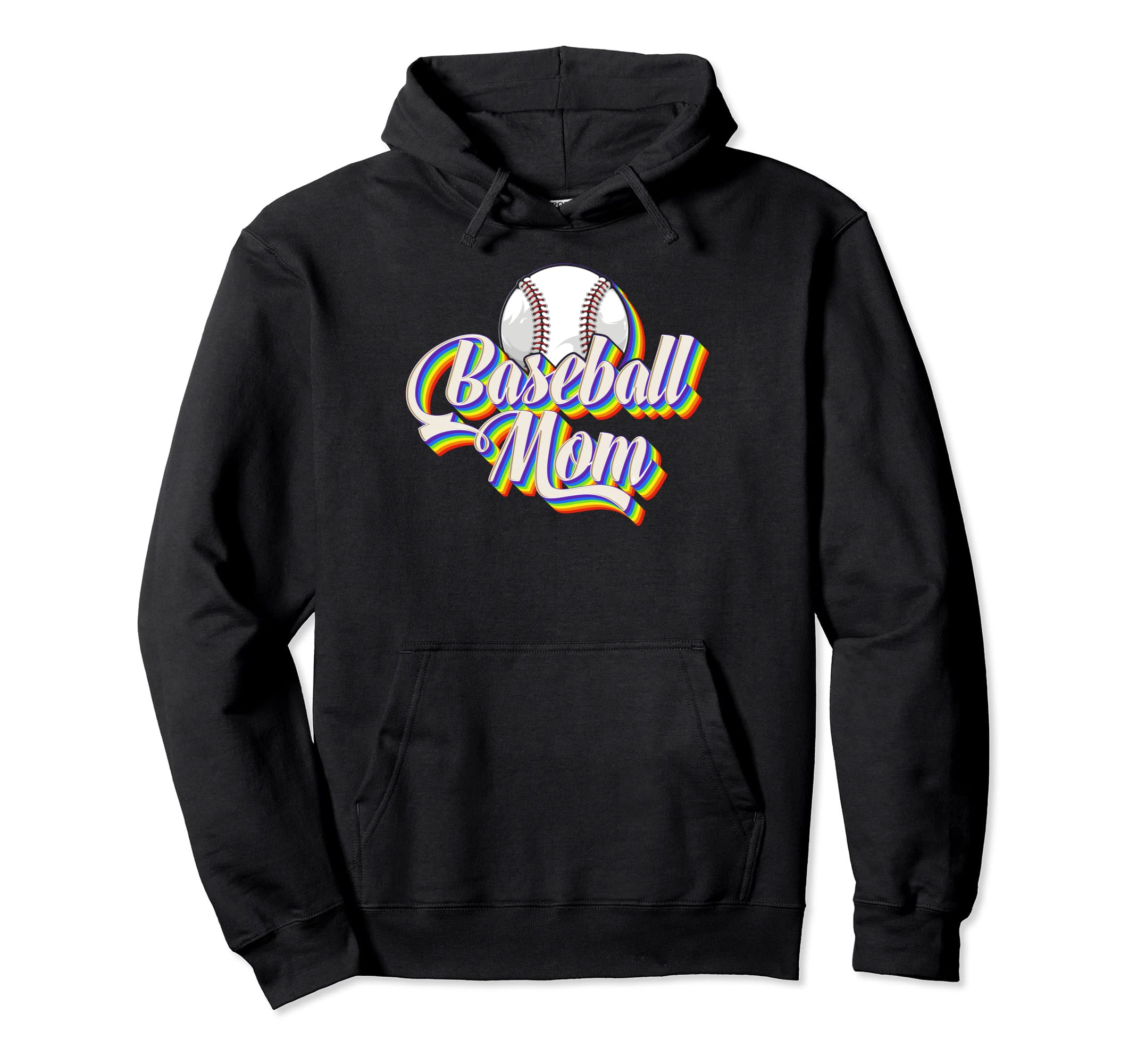 Baseball Mother Hippie Baseball Mama Hoodie - Casual Everyday Wear Unisex - T-Shirt, Sweatshirt, Hoodie