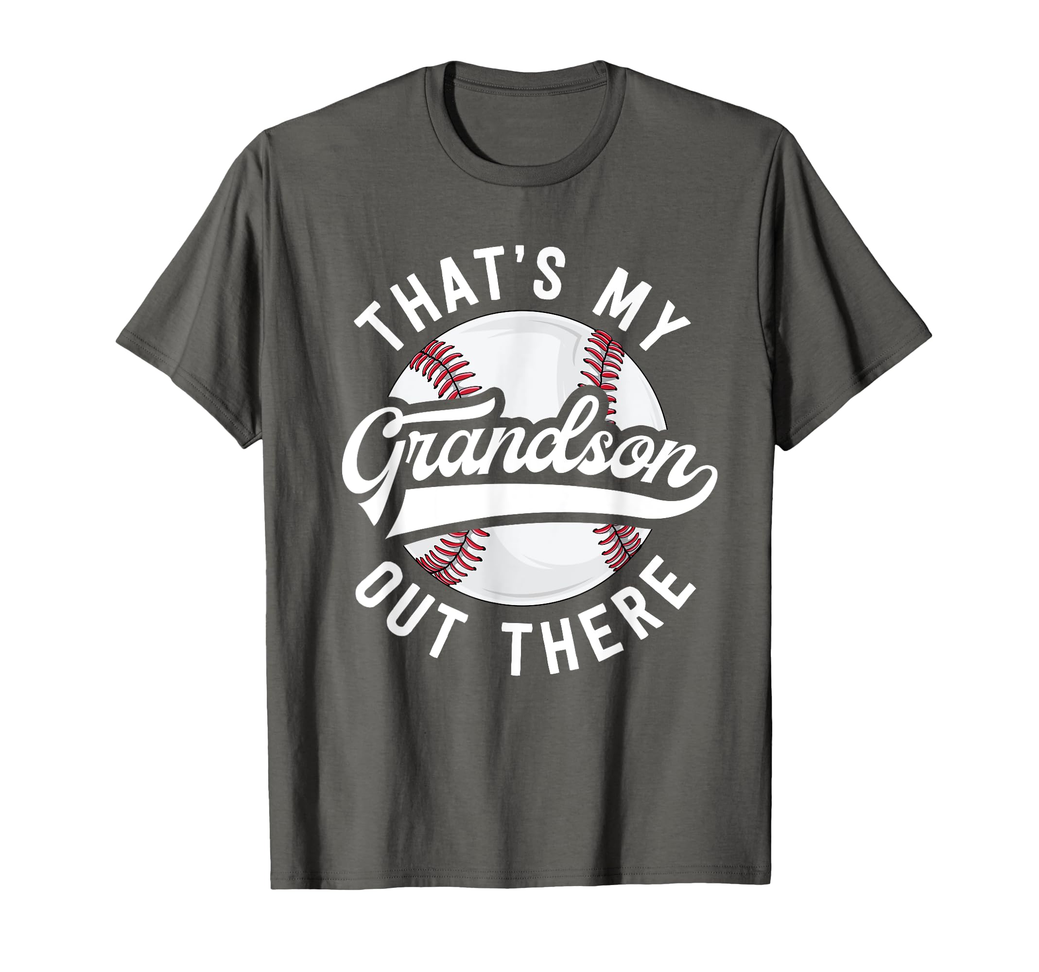 Baseball Grandpa Gift Thats My Grandson T-Shirt - Unique Graphic Unisex - T-Shirt, Sweatshirt, Hoodie
