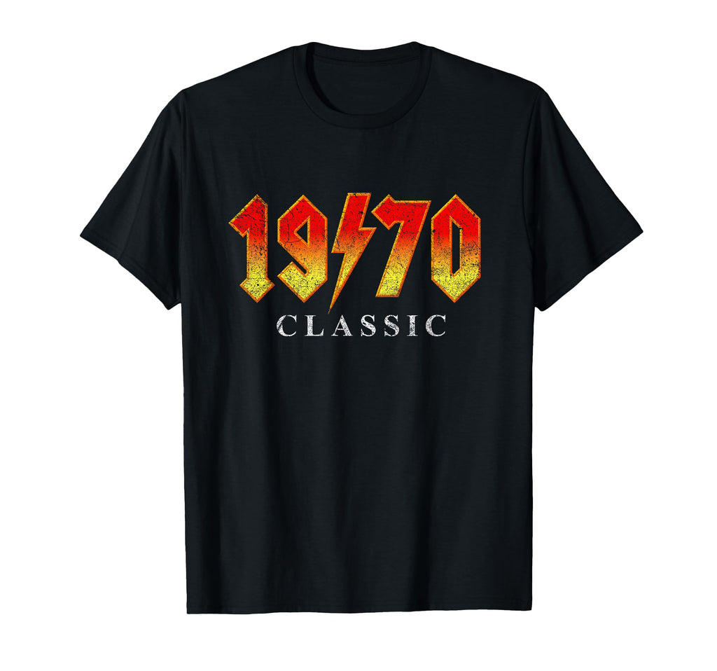 1970 Rock Band Concert 52Nd Birthday T-Shirt - Minimalist Print for Adults - T-Shirt, Sweatshirt, Hoodie