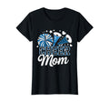 Womens Cheer Mom Blue Cheerleader Game T-Shirt - Unique Graphic for Adults - T-Shirt, Sweatshirt, Hoodie