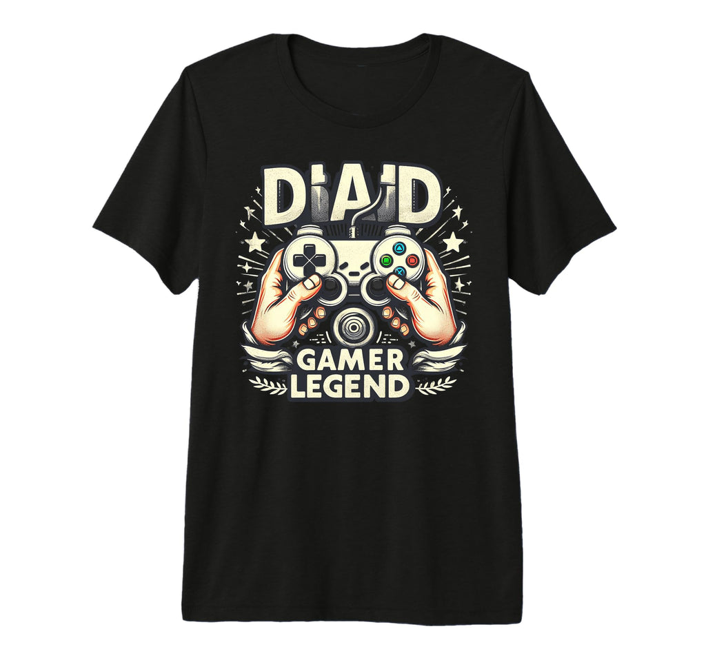 Gamer Dad Game Controller Gaming Video T-Shirt - Graphic Print Men Women - T-Shirt, Sweatshirt, Hoodie