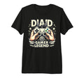 Gamer Dad Game Controller Gaming Video T-Shirt - Graphic Print Men Women - T-Shirt, Sweatshirt, Hoodie