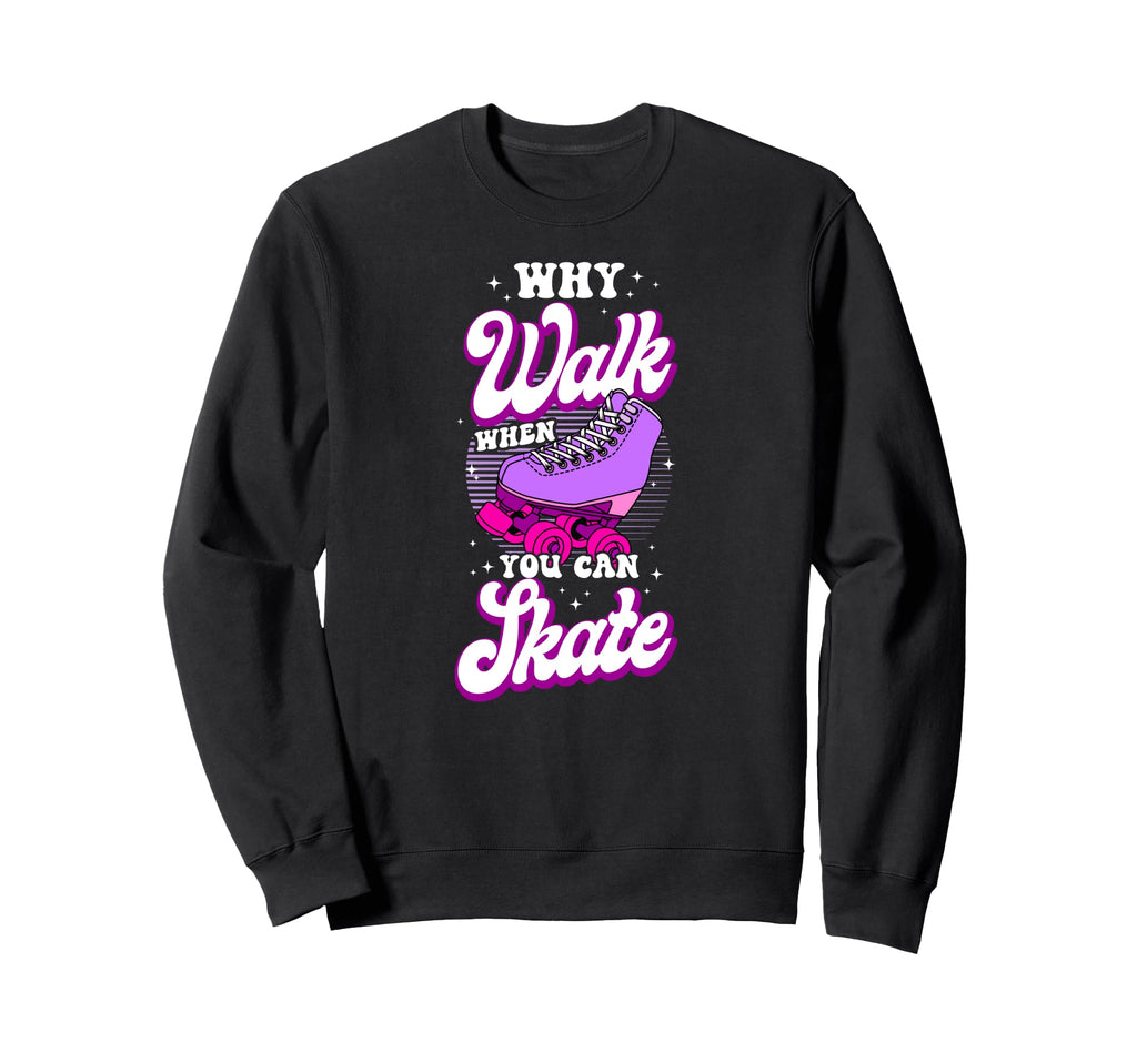 Roller Skating Skate 1970S Sweatshirt - Unique Graphic Unisex - T-Shirt, Sweatshirt, Hoodie