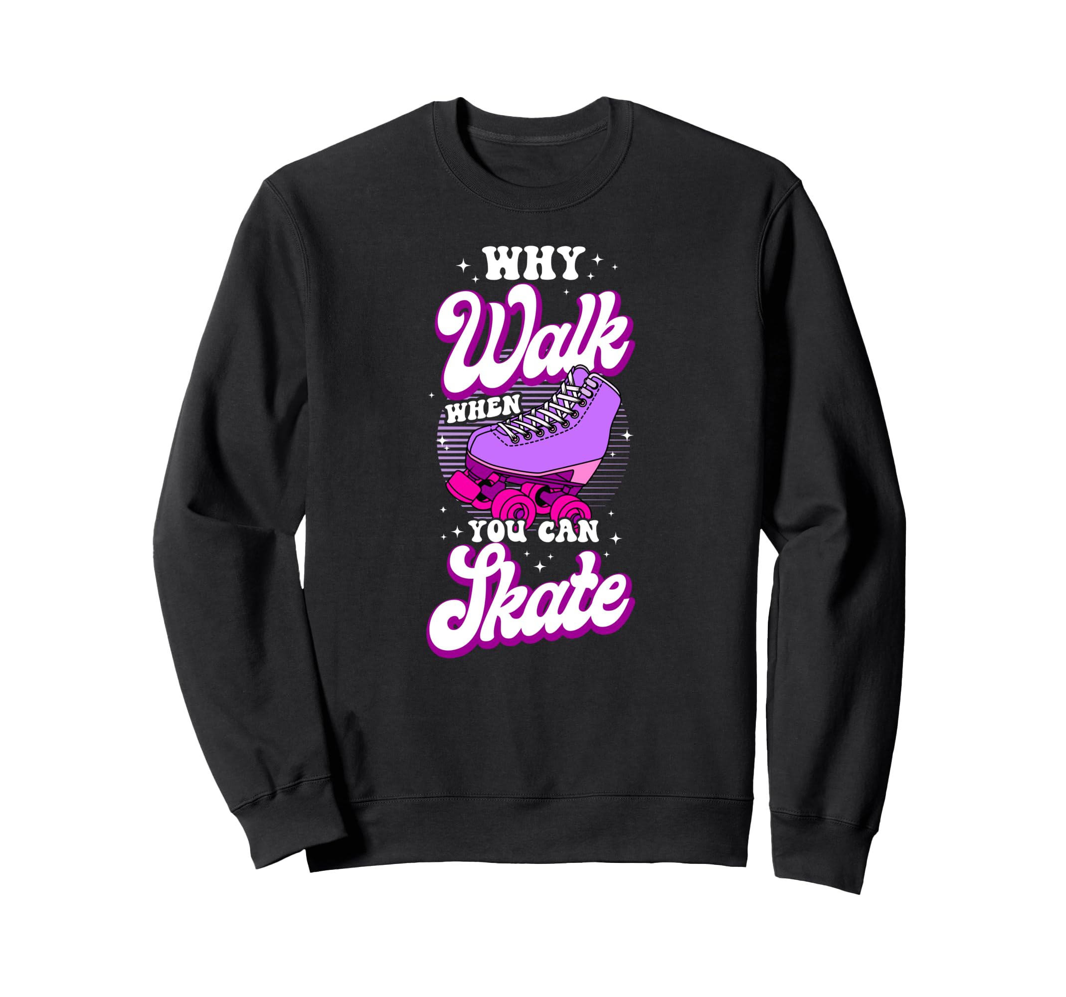 Roller Skating Skate 1970S Sweatshirt - Unique Graphic Unisex - T-Shirt, Sweatshirt, Hoodie