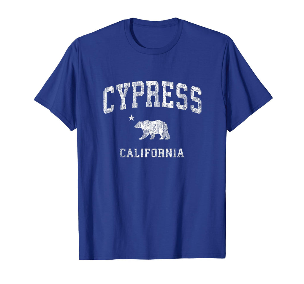Cypress California Ca Distressed T-Shirt - Novelty Apparel for Adults - T-Shirt, Sweatshirt, Hoodie