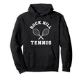 Rock Hill Tennis Team Distressed 90S Vibe Hoodie - Graphic Print for Adults - T-Shirt, Sweatshirt, Hoodie