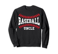 Baseball Uncle Laces Little League Sweatshirt - Graphic Print Men Women - T-Shirt, Sweatshirt, Hoodie