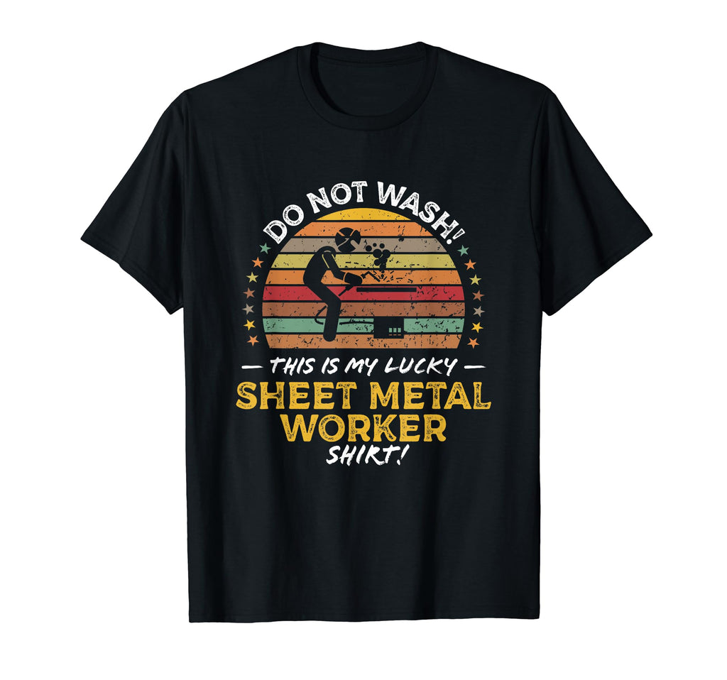 Sheet Metal Worker Funny 70S T-Shirt - Minimalist Print Unisex - T-Shirt, Sweatshirt, Hoodie