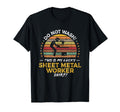 Sheet Metal Worker Funny 70S T-Shirt - Minimalist Print Unisex - T-Shirt, Sweatshirt, Hoodie