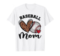 Leopard American Baseball Mom Mama T-Shirt - Trendy Graphic for Adults - T-Shirt, Sweatshirt, Hoodie