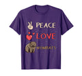 Wombat Australia Peace Love Wombats T-Shirt - Aesthetic Graphic Men Women - T-Shirt, Sweatshirt, Hoodie