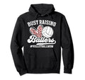Raising Ballers Volleyball Mom Hoodie - Graphic Print for Adults - T-Shirt, Sweatshirt, Hoodie