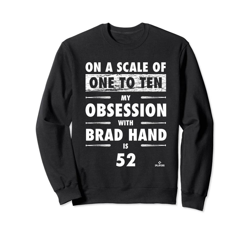 Brad Hand Obsession New York Baseball Sweatshirt - Minimalist Print Unisex - T-Shirt, Sweatshirt, Hoodie