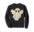 Patchwork Ghost Chic Shabby Yellow Sweatshirt - Unique Graphic for Adults - T-Shirt, Sweatshirt, Hoodie