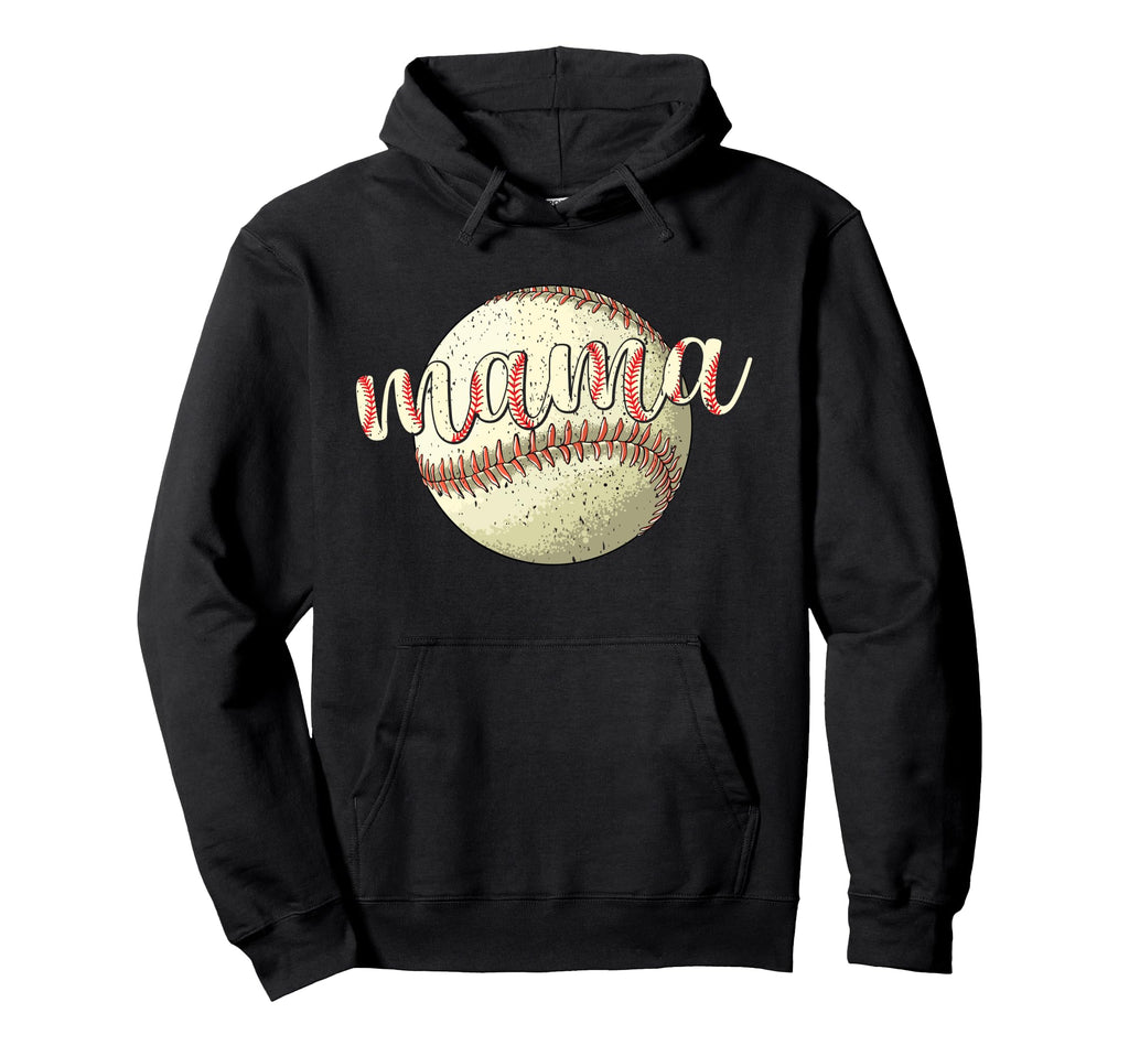 Funny Baseball Mama Mothers Day Hoodie - Streetwear Style for Adults - T-Shirt, Sweatshirt, Hoodie